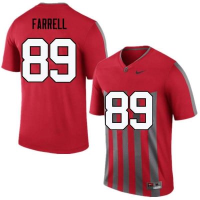 NCAA Ohio State Buckeyes Men's #89 Luke Farrell Throwback Nike Football College Jersey NDL4245KI